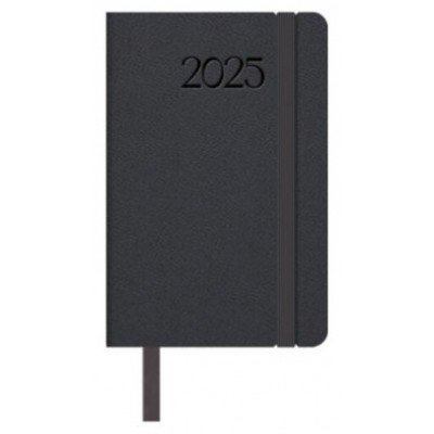 AGENDA 2025 MANHATAN SEMANA VISTA BOLSILLO 8,5 X 13 CM COLOR NEGRO DOHE 12871 - 25 (Espera 4 dias)